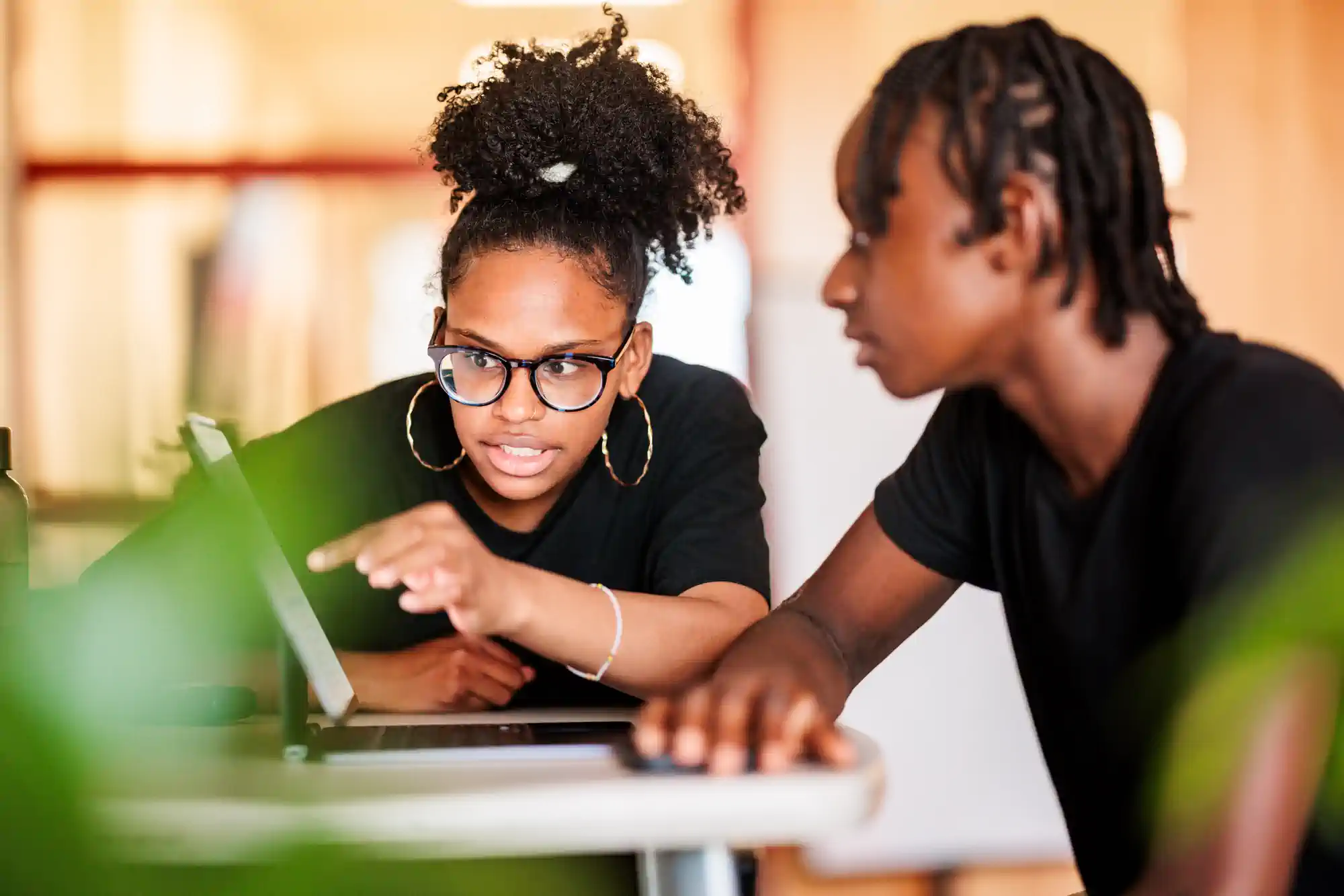 Teens Looking At Laptop 1